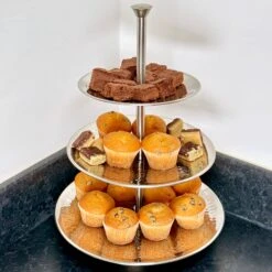 Darthome Limited Hammered 3 Tier Cake Stand