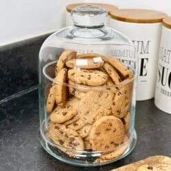 Darthome Limited Glass Biscuit Jar With Lid