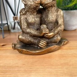 Darthome Limited Bronze Romantic Monkey Couple Figurine 13 Darthome Limited Bronze Romantic Monkey Couple Figurine -Decor Garden Shop IMG E3157