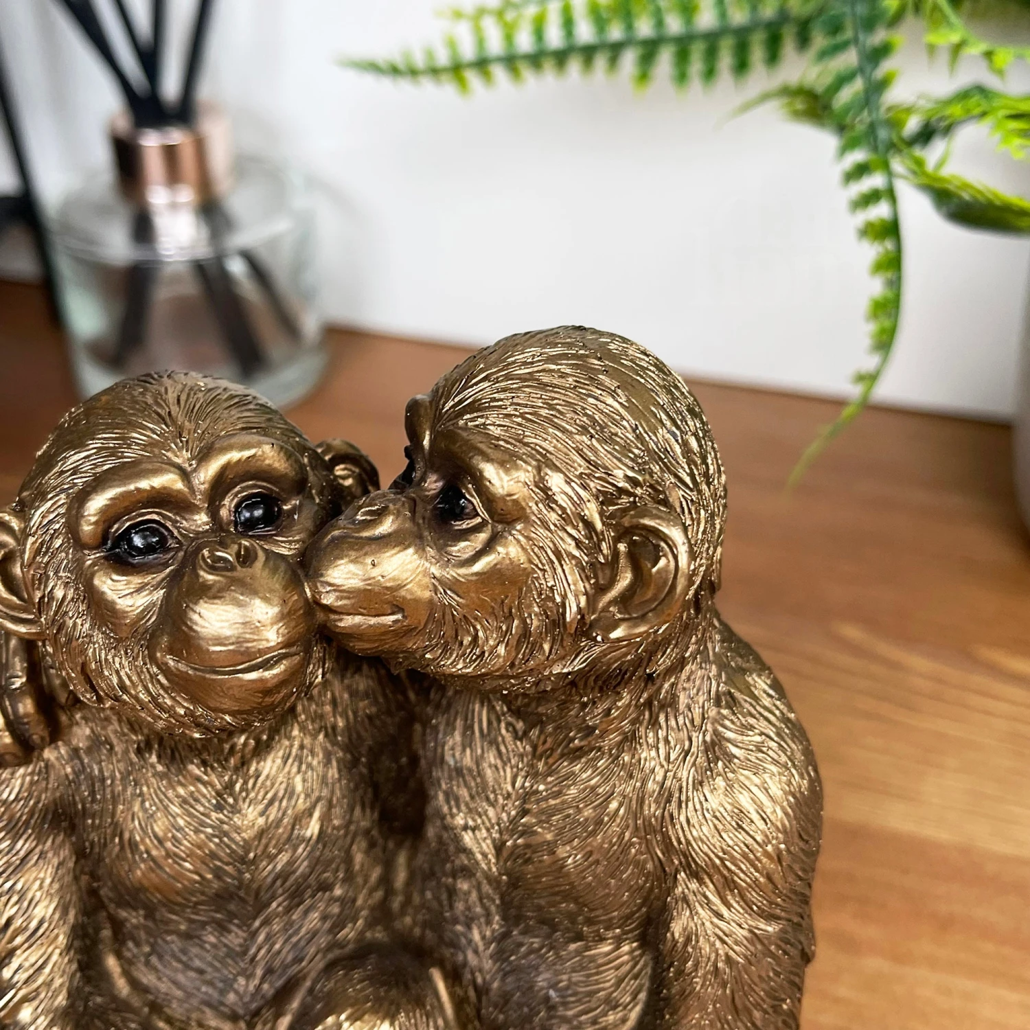 Darthome Limited Bronze Romantic Monkey Couple Figurine 6 Darthome Limited Bronze Romantic Monkey Couple Figurine - Image 6