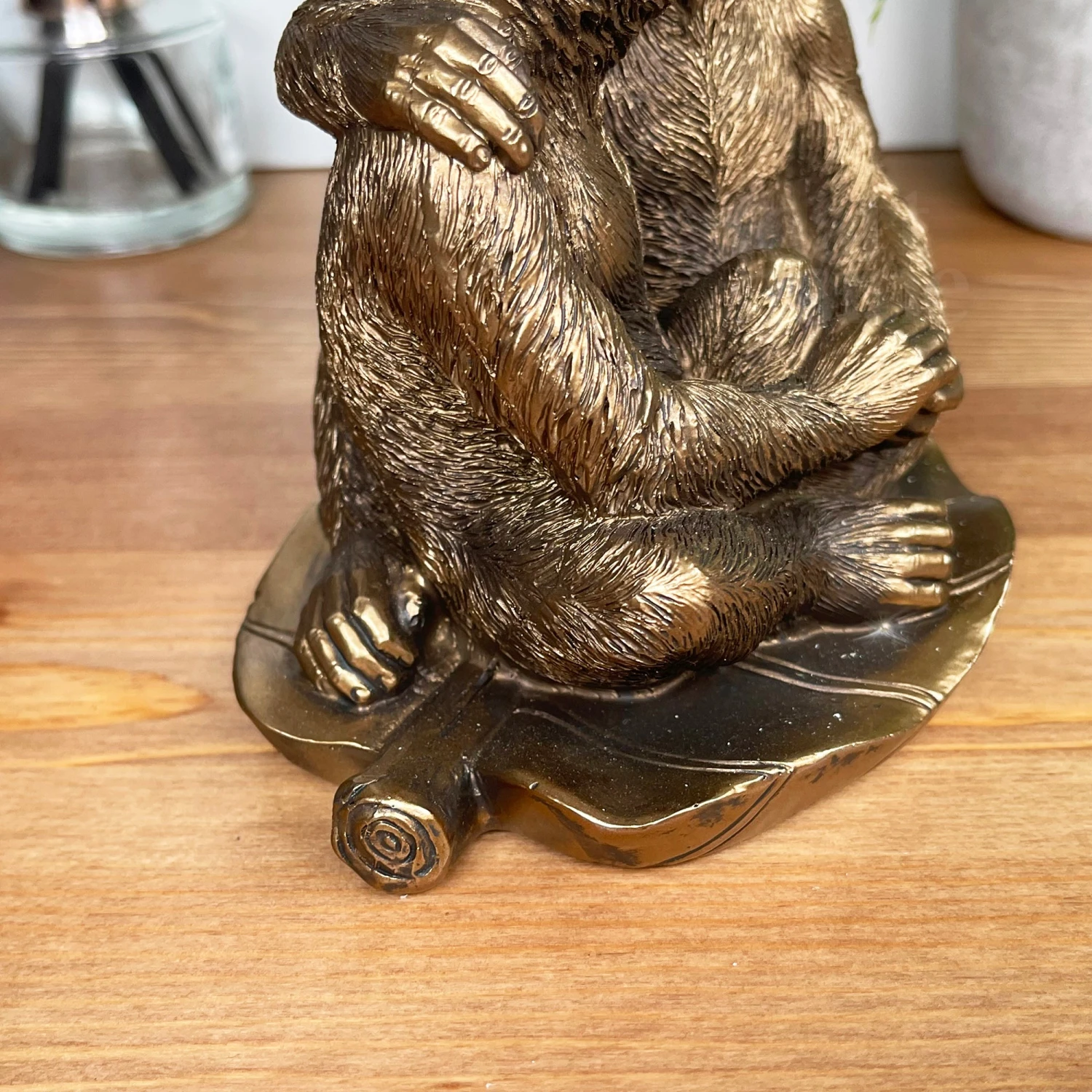 Darthome Limited Bronze Romantic Monkey Couple Figurine 7 Darthome Limited Bronze Romantic Monkey Couple Figurine - Image 7