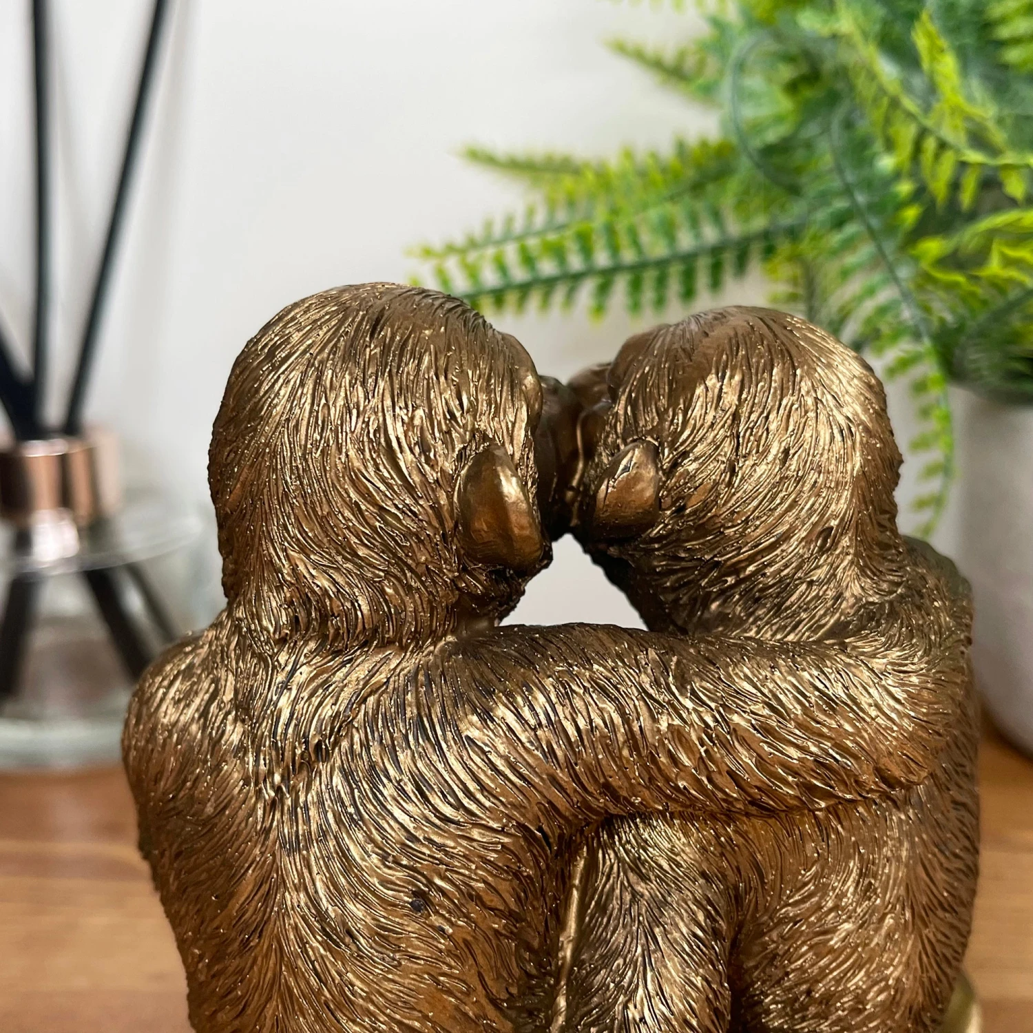 Darthome Limited Bronze Romantic Monkey Couple Figurine 9 Darthome Limited Bronze Romantic Monkey Couple Figurine - Image 9
