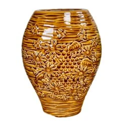 Darthome Limited Ceramic Golden Bees Vase 9 Darthome Limited Ceramic Golden Bees Vase -Decor Garden Shop IMG E3183copy
