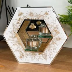 Darthome Limited Honeycomb Double Tea Light Holder 14 Darthome Limited Honeycomb Double Tea Light Holder -Decor Garden Shop IMG E3216