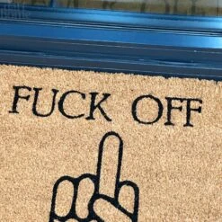Darthome Limited F**k Off Coir Door Mat -Decor Garden Shop IMG E3233