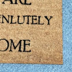 Darthome Limited You Are Absof**kinlutely Welcome Coir Door Mat -Decor Garden Shop IMG E3243