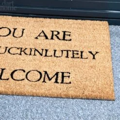 Darthome Limited You Are Absof**kinlutely Welcome Coir Door Mat -Decor Garden Shop IMG E3244