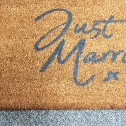 Darthome Limited Just Married Script Coir Door Mat -Decor Garden Shop IMG E3281 9546ee58 ec0e 4712 ad33 bf6f3318ef4b