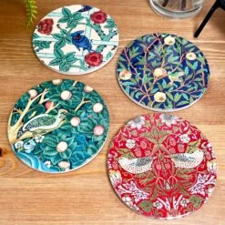 Darthome Limited William Morris Ceramic Coaster Set Of 4