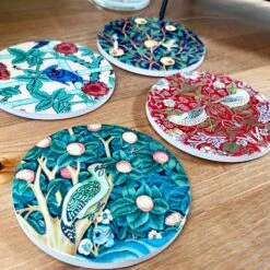 Darthome Limited William Morris Ceramic Coaster Set Of 4 -Decor Garden Shop IMG E3335
