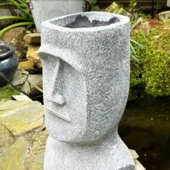 Darthome Limited Large Easter Island Head Planter -Decor Garden Shop IMG E3337