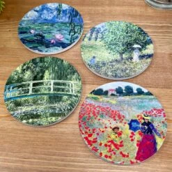 Darthome Limited Claude Monet Ceramic Coaster Set Of 4