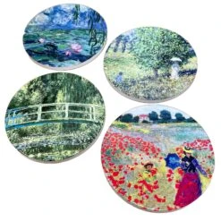 Darthome Limited Claude Monet Ceramic Coaster Set Of 4 15 Darthome Limited Claude Monet Ceramic Coaster Set Of 4 -Decor Garden Shop IMG E3366copy