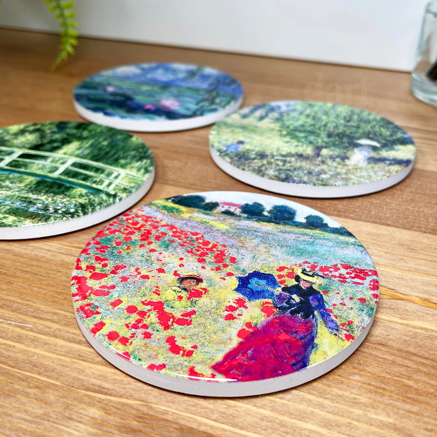 Darthome Limited Claude Monet Ceramic Coaster Set Of 4 6 Darthome Limited Claude Monet Ceramic Coaster Set Of 4 - Image 6