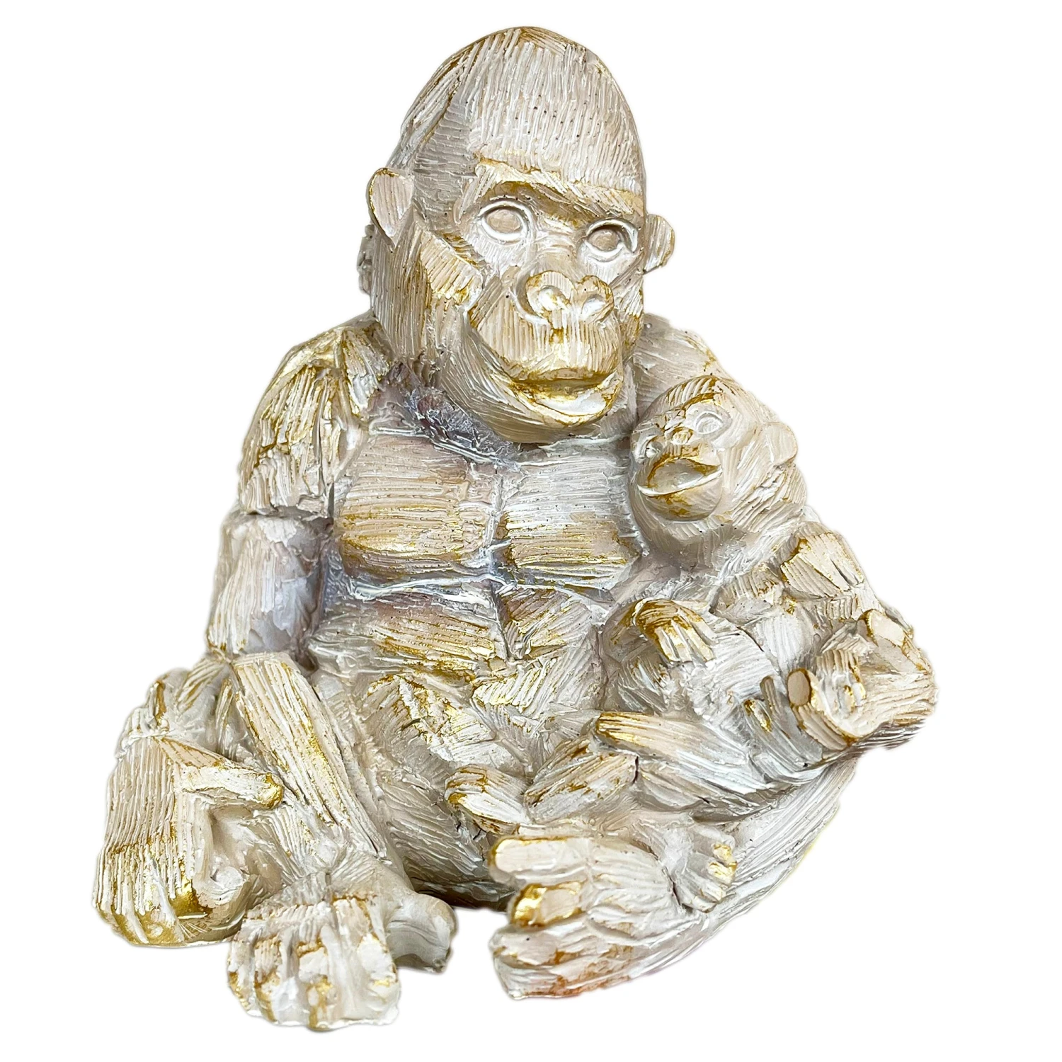 Darthome Limited Driftwood Gorilla & Baby Ornament 5 Darthome Limited Driftwood Gorilla & Baby Ornament - Image 5