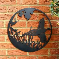Darthome Limited Flying Pheasant Silhouette Garden Wall Art -Decor Garden Shop IMG E3571