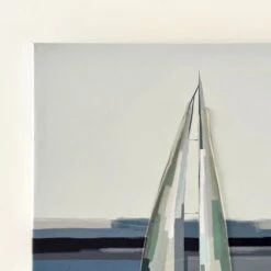 Darthome Limited Blue Abstract Boat Canvas -Decor Garden Shop IMG E3661