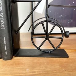 Darthome Limited Black Bicycle Bookends Set -Decor Garden Shop IMG E3668