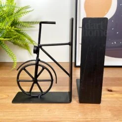 Darthome Limited Black Bicycle Bookends Set -Decor Garden Shop IMG E3671