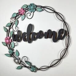 Darthome Limited Metal Floral Welcome Wreath