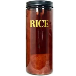 Darthome Limited Amber Glass Rice Jar -Decor Garden Shop IMG E3705copy