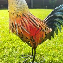 Darthome Limited Metal Rooster Garden Ornament 26cm -Decor Garden Shop IMG E3730 edited15 1