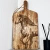 Darthome Limited Large Etched Horse Chopping Board
