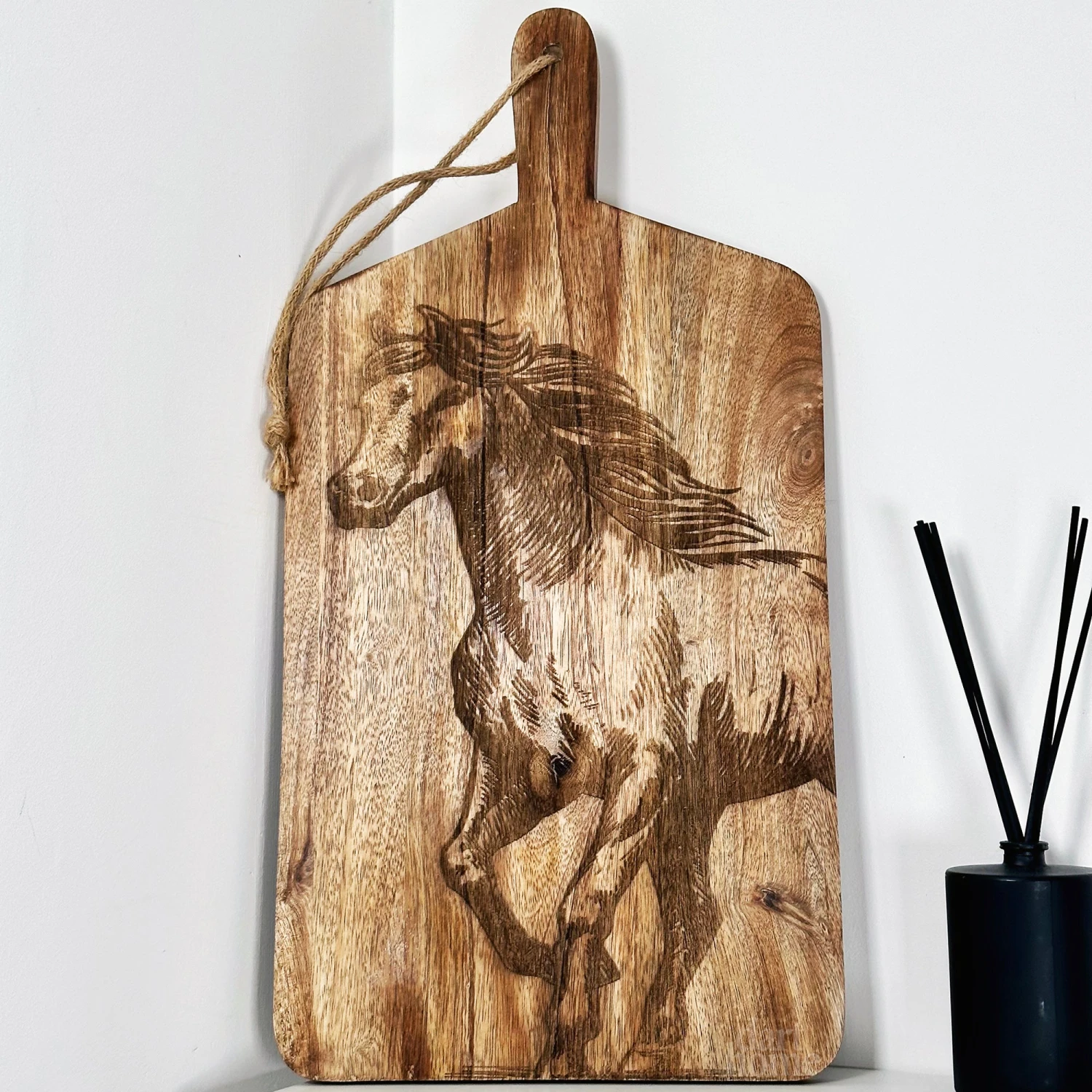 Darthome Limited Large Etched Horse Chopping Board 1 Darthome Limited Large Etched Horse Chopping Board