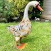Darthome Limited White Metal Goose Garden Ornament