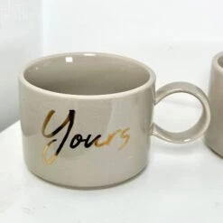 Darthome Limited Set Of 4 Mr And Mrs Stacking Mugs 200ml -Decor Garden Shop IMG E3749