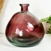 Darthome Limited Recycled Glass Pink Bubble Vase