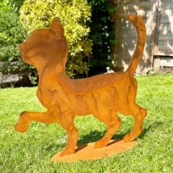 Darthome Limited Rusty Cat Garden Ornament Large