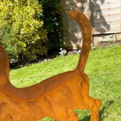 Darthome Limited Rusty Cat Garden Ornament Large -Decor Garden Shop IMG E3843 edited121