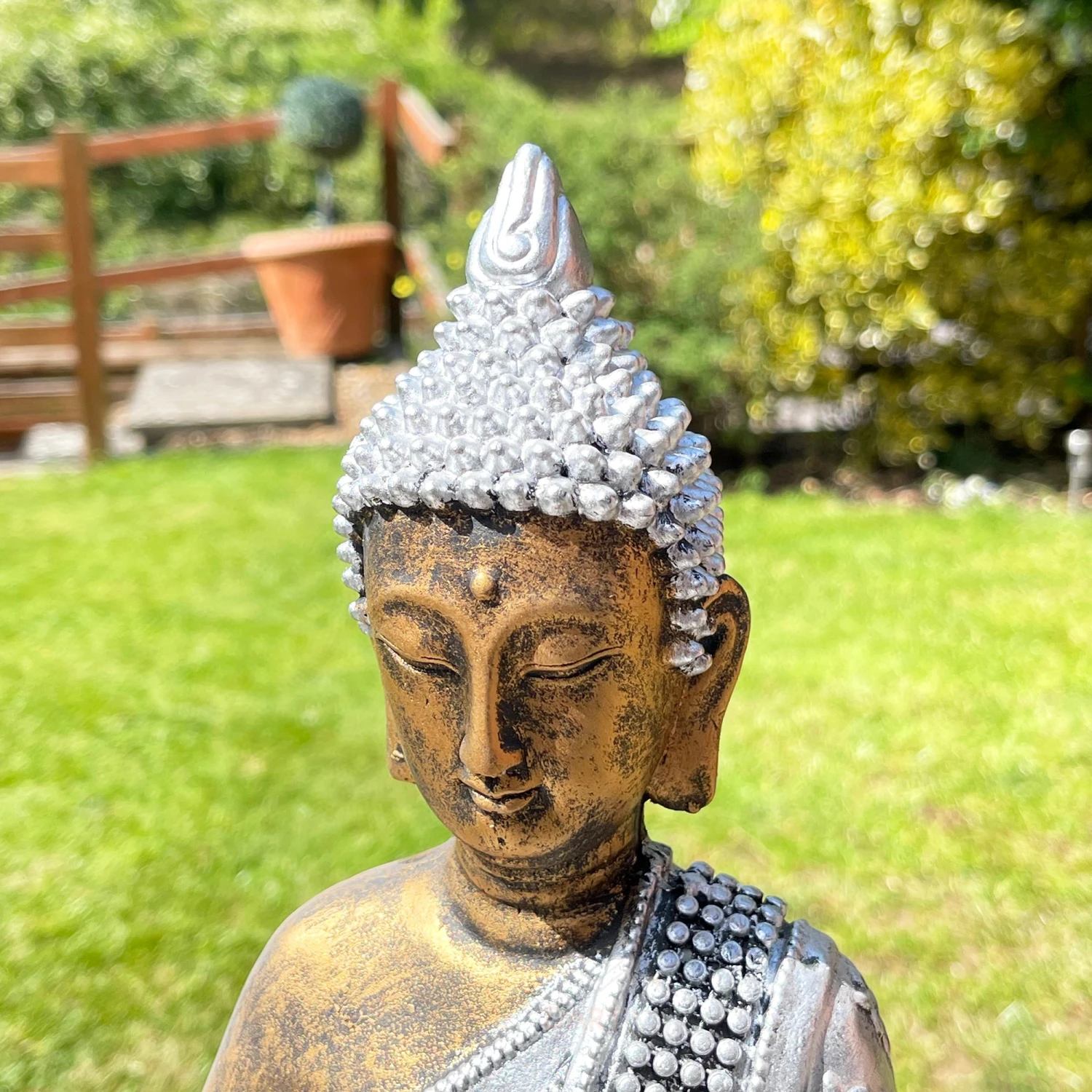 Darthome Limited Cement Garden Buddha Statue 2 Darthome Limited Cement Garden Buddha Statue - Image 2