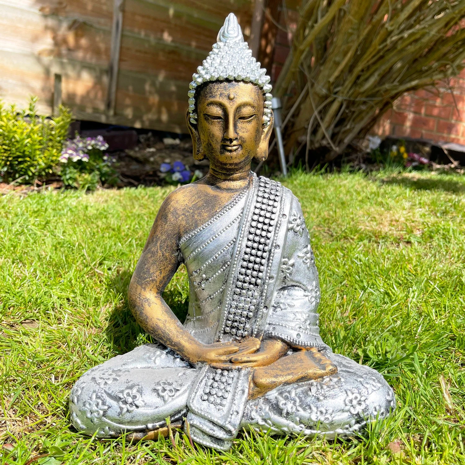 Darthome Limited Cement Garden Buddha Statue 4 Darthome Limited Cement Garden Buddha Statue - Image 4
