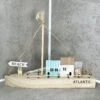 Darthome Limited Wooden Brown Boat Houses Ornament