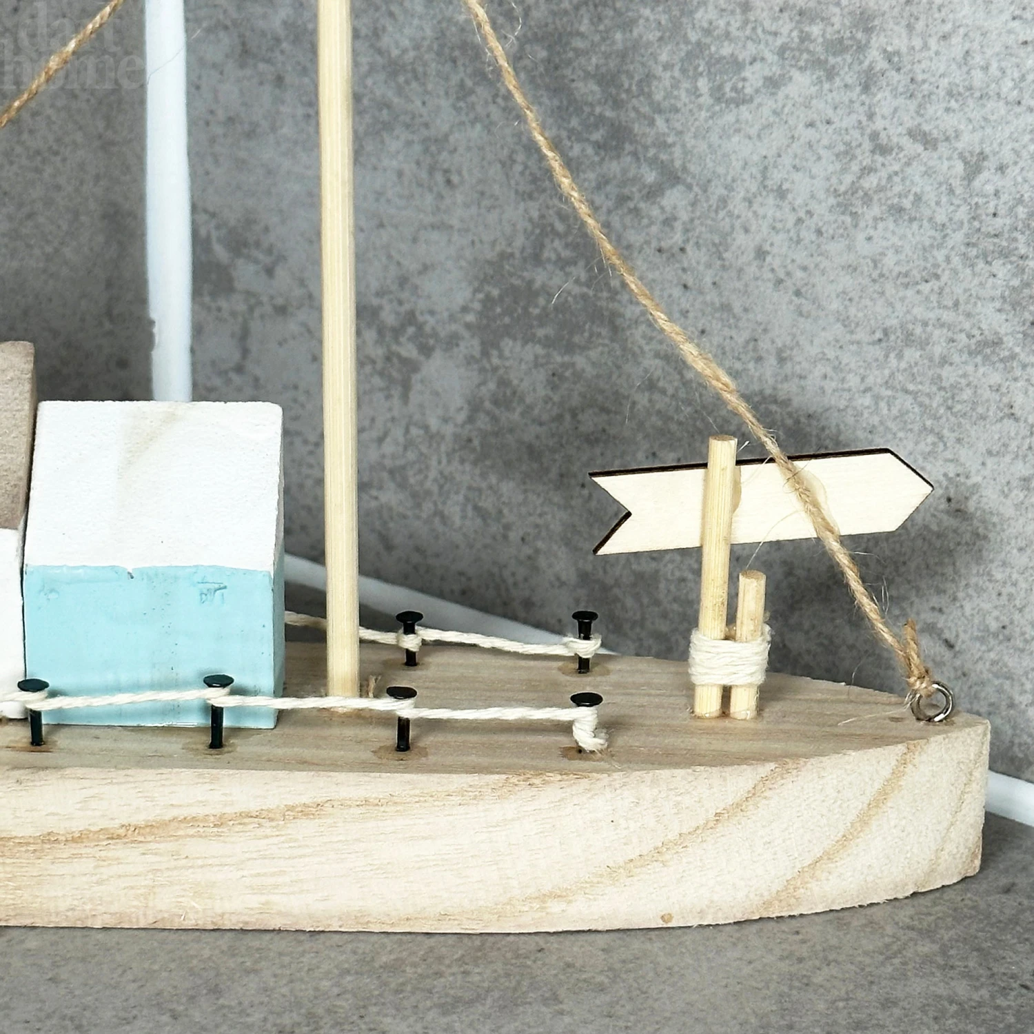 Darthome Limited Wooden Brown Boat Houses Ornament 8 Darthome Limited Wooden Brown Boat Houses Ornament - Image 8