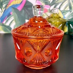 Darthome Limited Eclectic Jewelled Glass Trinket Pots -Decor Garden Shop IMG E3909