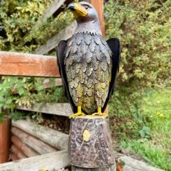 Darthome Limited Large Metal Hawk Garden Statue Large -Decor Garden Shop IMG E4052
