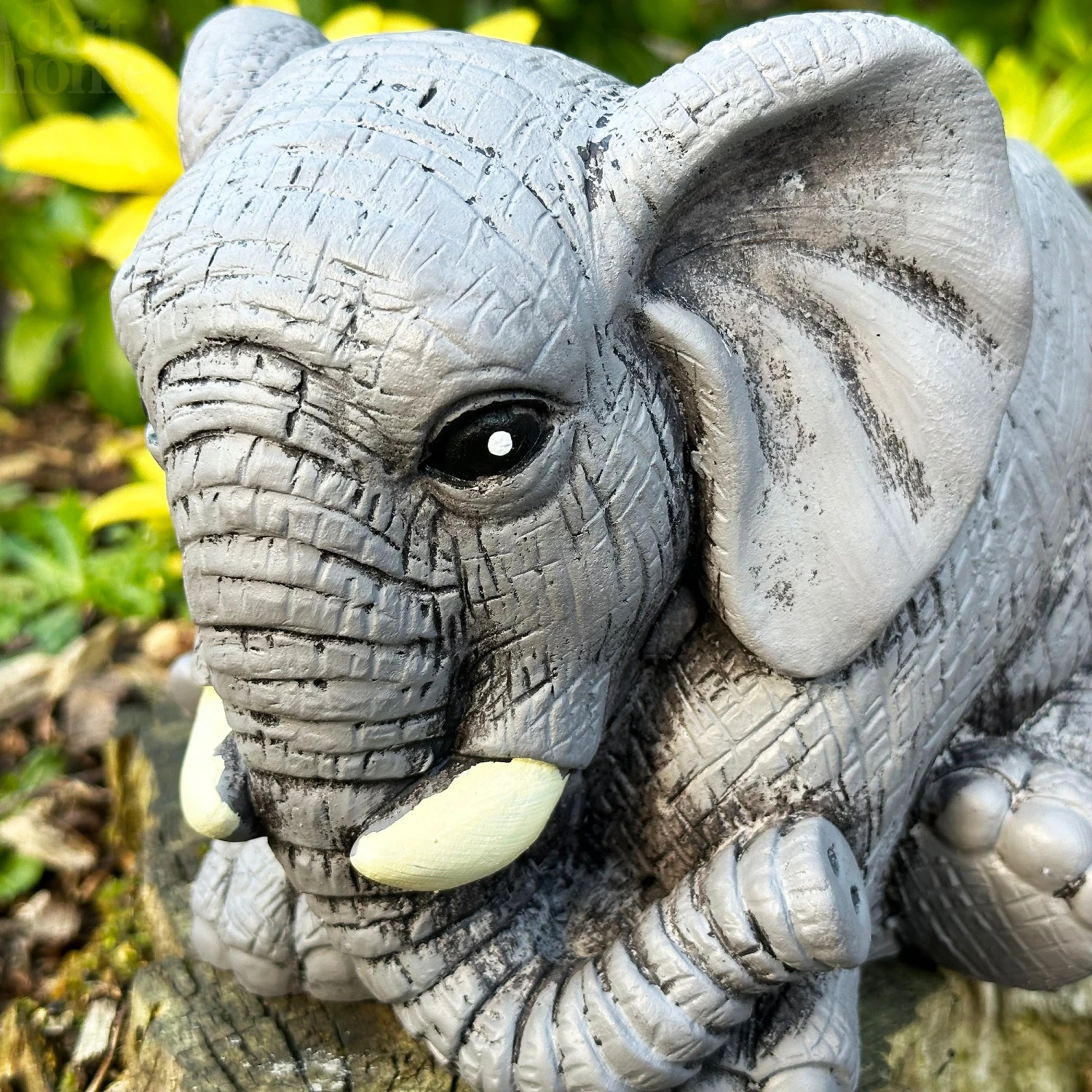 Darthome Limited Cement Elephant Planter 20cm 2 Darthome Limited Cement Elephant Planter 20cm - Image 2