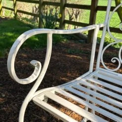 Darthome Limited Antique White Garden Bench -Decor Garden Shop IMG E4168 6c6604d4 7b05 4733 a8f8 25d9ef9ec83c