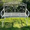 Darthome Limited Antique White Garden Bench