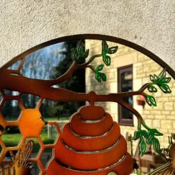 Darthome Limited Honeycomb Beehive Mirrored Wall Art 60cm -Decor Garden Shop IMG E4184 378b7a15 c537 40f7 8375 790247a1a3f5