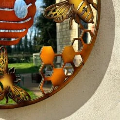 Darthome Limited Honeycomb Beehive Mirrored Wall Art 60cm -Decor Garden Shop IMG E4186 4e94d2b0 c575 4aab bcda a57294c23fad