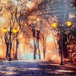 Darthome Limited Rectangular Autumn Forest LED Canvas 7 Darthome Limited Rectangular Autumn Forest LED Canvas -Decor Garden Shop IMG E4200 edited125