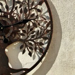 Darthome Limited Copper Tree Of Life Garden Clock 60cm -Decor Garden Shop IMG E4252