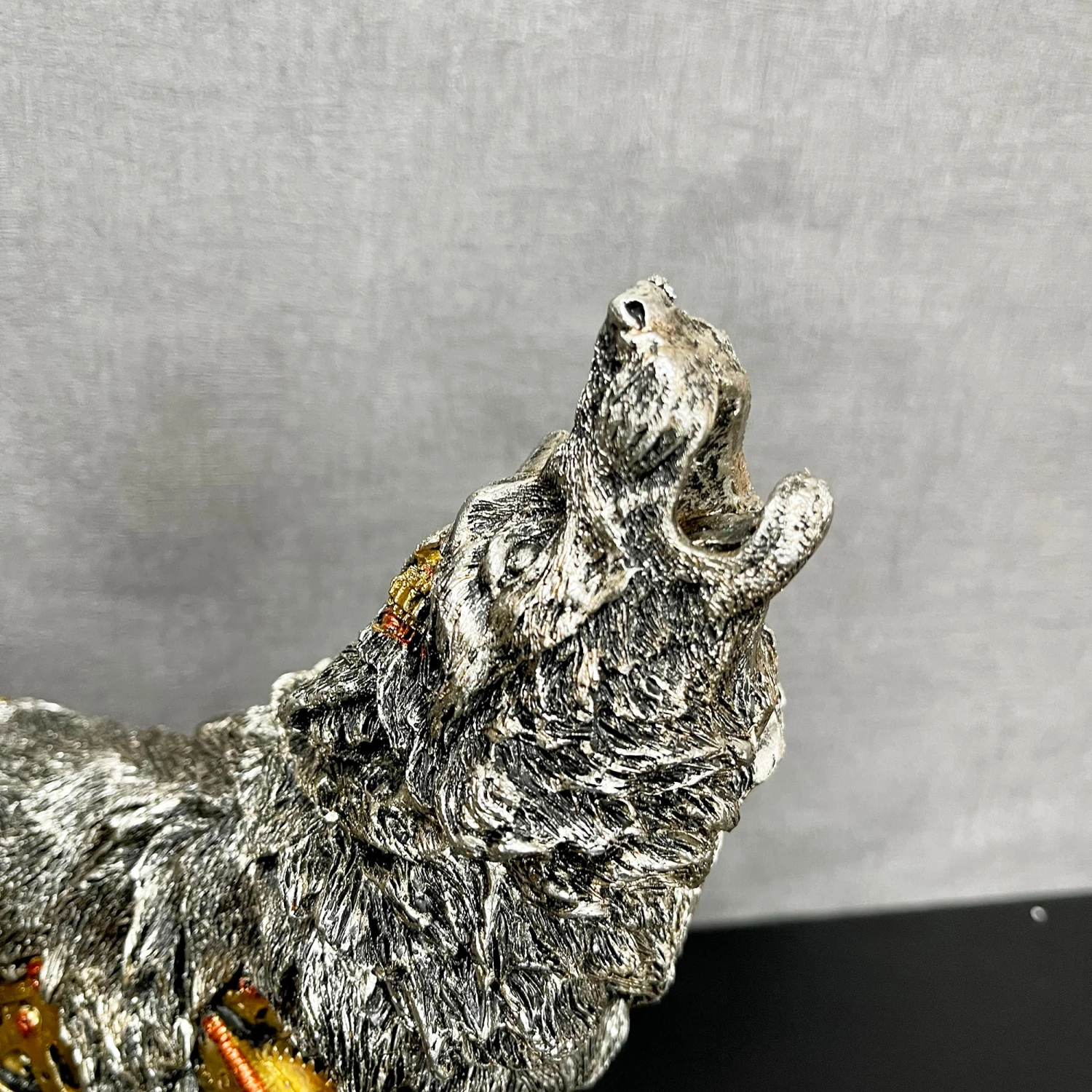 Darthome Limited Silver Steampunk Howling Wolf Ornament 3 Darthome Limited Silver Steampunk Howling Wolf Ornament - Image 3