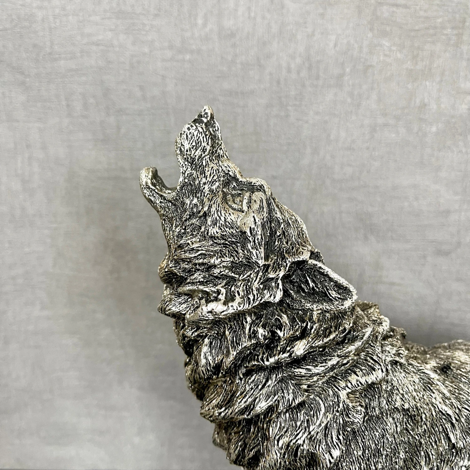 Darthome Limited Silver Steampunk Howling Wolf Ornament 9 Darthome Limited Silver Steampunk Howling Wolf Ornament - Image 9