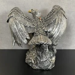 Darthome Limited Silver Steampunk Eagle Ornament -Decor Garden Shop IMG E4296 1