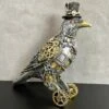 Darthome Limited Silver Steampunk Crow Ornament
